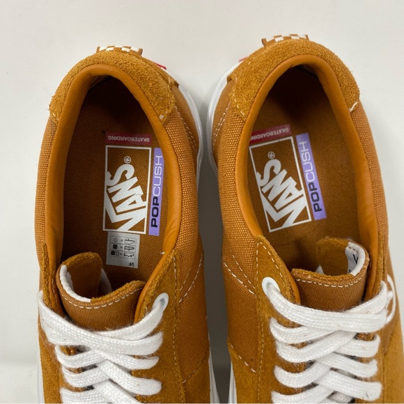 Vans Wayvee Skateboarding Shoes Brown Suede Canvas PopCush Men’s 8.5 / 7.5 UK - Picture 5 of 7